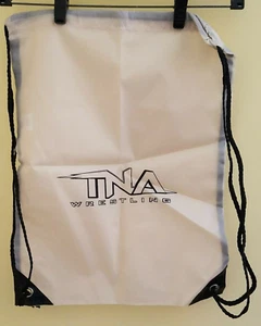 Vintage TNA Wrestling Drawstring Backpack Gently Used Impact - Picture 1 of 3