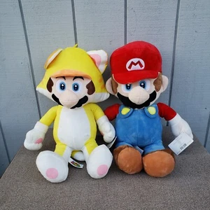 2021 Good Stuff Super Mario Bros Mario x Neko Cat LARGE Plush Nintendo 24" NWT - Picture 1 of 23
