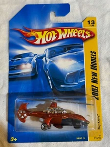 Hot Wheels 2007 New Models 13 of 36 Sky Knife 013/180 Red/Orange - Picture 1 of 2