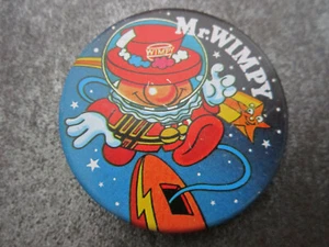 Mr Wimpy Pin Badge Button (L11B) - Picture 1 of 2