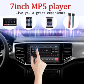 7-inch Dual Car Mp5 Player Touch Screen Stereo Radio USB FM Mirror Link - Picture 1 of 12