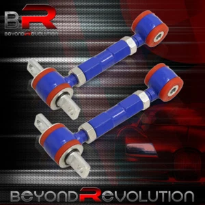 For 1990-2001 Integra Rear Upper Suspension Adjustable Alignment Camber Kit Blue - Picture 1 of 3