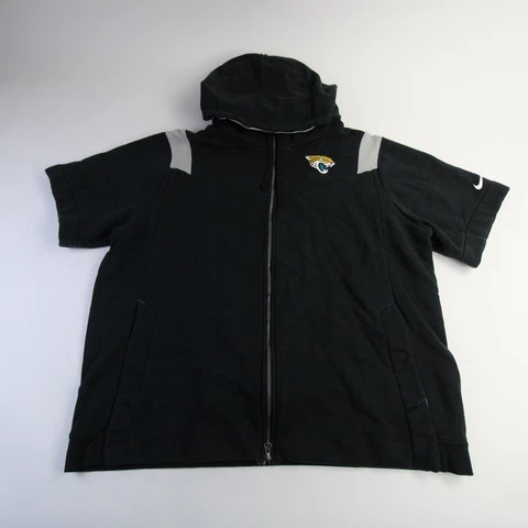 Jacksonville Jaguars Nike NFL On Field Apparel Dri-Fit Jacket Men's Black Used Cover