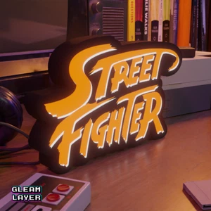 Letrero de luz retro para juegos Street Fighter Led Lightbox - Imagen 1 de 5