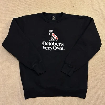 Octobers Very Own OVO Drake bestickt Eule Fleece Sweatshirt Medium - Bild 1 von 4