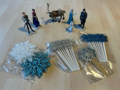 Deko Torten Cupcake Eiskönigin, Olaf…  Figuren Kuchendekoration - Bild 1 von 4