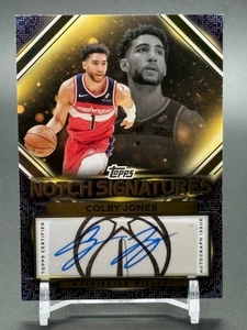 2025-26 Topps Notch Signatures TNS-CJ COLBY JONES Auto Washington Wizards - Picture 1 of 2