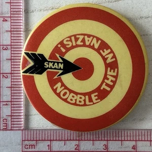 VTg Og Nobble The NF School Kids Against The Nazis 45mm Pin Badge Anti Racism - Picture 1 of 4