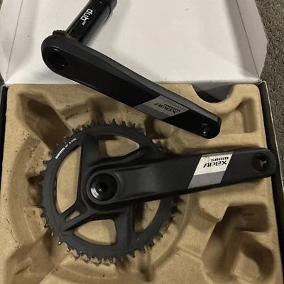 Juego de bielas anchas SRAM Apex 1 170 mm, 12 velocidades, 40T, montaje directo, husillo ancho doble Foto 1 de 4