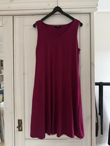 OPUS Kleid Sommer Gr. 36 S Lila Rot Beere Ärmellos Uni - Bild 1 von 5
