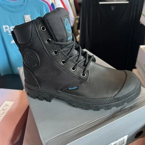 Palladium Pampa Sport WPN Black Womens Size 6 EU 37 Waterproof Boots - Picture 1 of 5