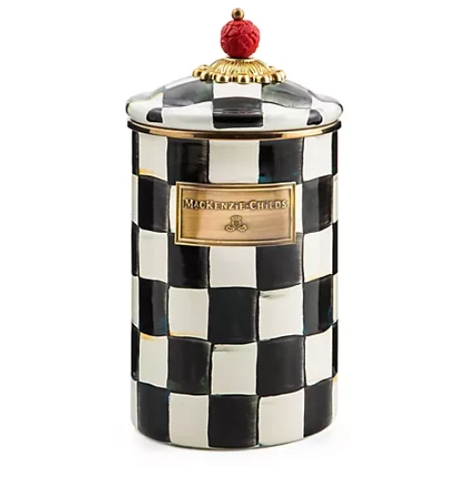 MacKenzie - Bote grande a cuadros esmaltados para niños Foto 1 de 1