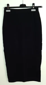 Damenrock Rock von People Tree Größe ? in schwarz Rock mit Schlitz Stretch - Bild 1 von 3