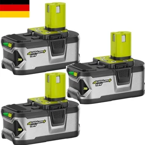 3pack Akku Für Ryobi 18V P108 PBP005 P108 p102 Cordless Power tools 7000mAh Akku - Bild 1 von 12