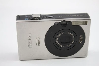 Canon IXUS 70 Digital Compact Camera Working w/ Canon 3x Optical Zoom Lens - Image 1 of 4