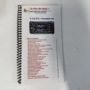 Yaesu FTM-400DR / DE Mini-Manual by Nifty Accessories Book Instructions - Picture 1 of 2