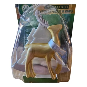 Air Wick Limited Edition Decor Clip Scented Oil Warmer Christmas Gold Reindeer - Picture 1 of 5