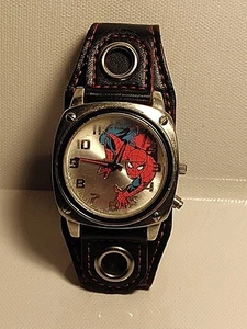 Raro orologio da polso vintage Marvel The Amazing Spider-Man S/N. SPM AQ16031 Japan Mov - Foto 1 di 21