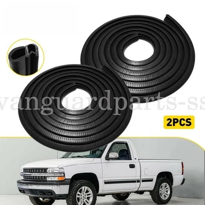 2X Rubber Door Weatherstrip Seals Set For Chevy GMC Suburban C/K 1500 2500 3500 - Image 1 of 4