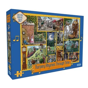 Gibsons 1000 Piece Jigsaw Puzzle - Nursery Rhymes Through Time - Picture 1 of 2