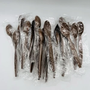MRE SPOON 25 Pack Plastic Eating Utensil Camping Survival Hiking Prepping Prep - Picture 1 of 2