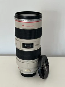 Canon EF 70-200mm F2.8 L IS USM Image Stabiliser Lens F&R Caps EOS DSLR - Picture 1 of 7