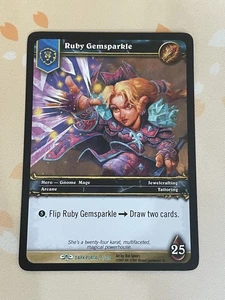 Juego de cartas coleccionables World of Warcaft, Ruby Gemsparkle, Through the Dark Portal 5/319, LP - Imagen 1 de 2