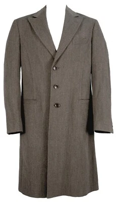 NEW Giorgio Armani Collezioni Overcoat!  42  Med/Large  *Gray-Brown Melange* - Image 1 of 3