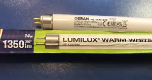 OSRAM Leuchtstofflampe T5 HE 14/830 LUMILUX WARM WHITE 1350lm Leuchtstoffröhre - Bild 1 von 1
