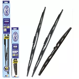 Fits Subaru Justy 2007-onwards Set Of 3 Wiper Blades alca SPECIAL AS20"16"14"ARC - Picture 1 of 12