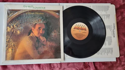 Charles Aznavour - A Private Christmas - LP 1978 (+ lyric inner) *NrMINT - Image 1 of 4