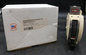 NEW King 7100 Series Air Rotameter 7101341000A Stainless Steel SS 55 SCFH NIB - Picture 1 of 9