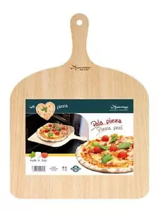 Vassoio per tavole da paddleboard legno buccia per pizza, servizio e taglio per pizzaiolo - Made in Italy - Foto 1 di 2