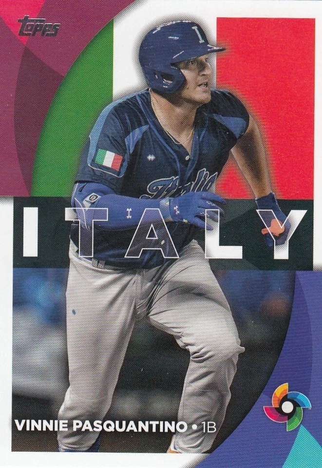 VINNIE PASQUANTINO TOPPS WORLD BASEBALL CLASSIC WBC ITALY RC ROYALS #38 2023 23 - Image 1 of 1