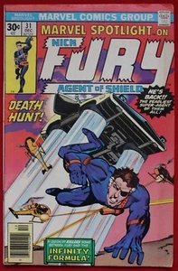 Marvel Spotlight Vol 1 Issue 31 Nick Fury Agent of Shield Jim Starlin Comic 1976 - Picture 1 of 11