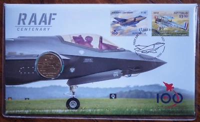 PNC Australia 2021 Royal Australian Air Force (RAAF) Centenary RAM $1 Coin - image 1 of 3