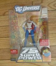 DC UNIVERSE CLASSICS  POWER GIRL FIGURE PROTOTYPE Blue Legs Rare 