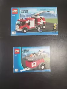 LEGO CITY Fire Truck Set (7239) Manuals ONLY, Full Set of Books RETIRED Set 2004 - Picture 1 of 3