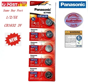 AU Genuine Panasonic Authorized CR1632 Lithium Li Battery Au Stock 1X 2X 5X - Picture 1 of 6