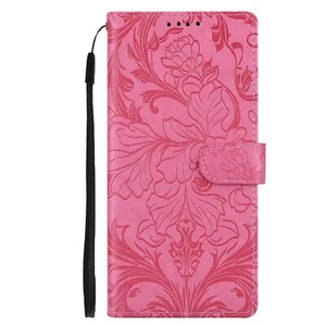 Leather Flower Wallet Phone Case For Honor 70 50 X8 X9 Nova 9 5T Y7 Y6 Magic 7 - Picture 1 of 14