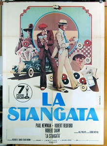manifesto 2F film LA STANGATA - THE STING Paul Newman Robert Redford 1974 - Picture 1 of 1