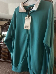 Men Long Sleeve Warm Jacket Or Sweater Size X Large Open Front With Zipper. - Picture 1 of 5