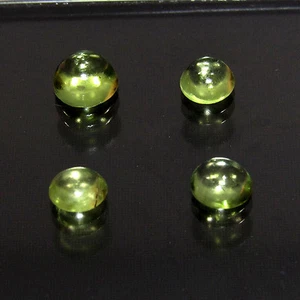Peridoto verde brasiliano taglio ovale naturale 1,05 ct 4 pezzi fantastica pietra preziosa CH 5323 - Foto 1 di 2