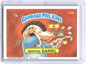 1986 Topps Garbage Pail Kids GPK Series 5 Dental Daniel #200b - Picture 1 of 2