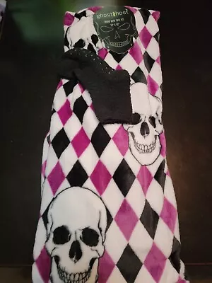 Manta 50" x 60" con juego de calcetines de Ghost & Host set de regalo NUEVO damas púrpuras Foto 1 de 4