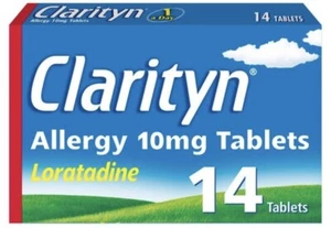 CLARITYN ALLERGY 10MG FOR HAYFEVER,other ALLERGIES 14 tablets. Expires In 2026