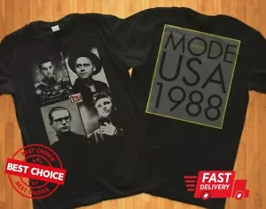 vintage depeche mode tour 1988 concert black t shirt S-3XL Q8347 - Picture 1 of 2