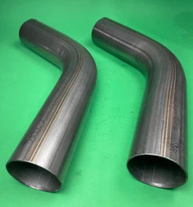 2 X 2.5"60 Degree Exhaust Elbow Mandrel Bend 409 Stainless Steel 16 gauge - Bild 1 von 6