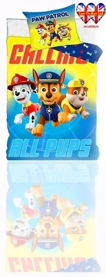 Funda de edredón y funda de almohada Paw Patrol, juego de cama individual para bebé (200X140 cm) Foto 1 de 4