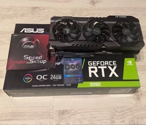 ASUS NVIDIA GeForce RTX 3090 24 GB ROG-STRIX-RTX3090-O24G-GAMING scheda grafica - Foto 1 di 6